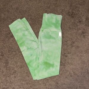 Free People Movement green leggings